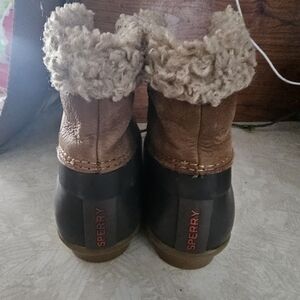 Sperry Women's Brown and Tan Boots